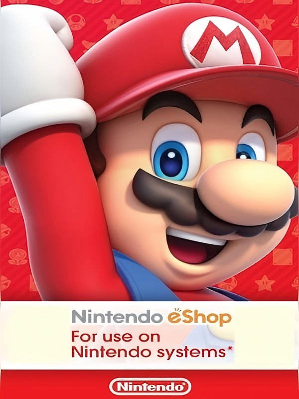 Cartão eShop da Nintendo 500 BRL